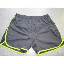 Yj-3022 Mens Lined microfibra azul Running Workout Shorts